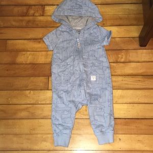 Carters 6m doggie zip up outfit
